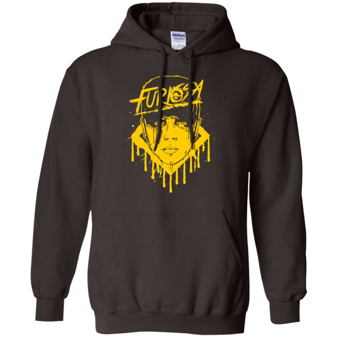 Sweatshirts Dark Chocolate / Small Furiosa Yellow Pullover Hoodie