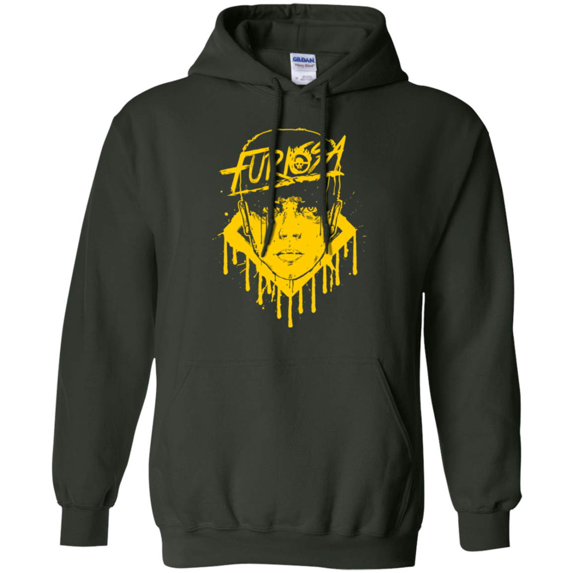 Sweatshirts Forest Green / Small Furiosa Yellow Pullover Hoodie