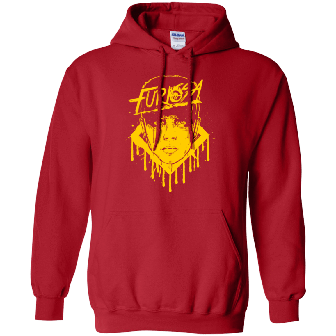 Sweatshirts Red / Small Furiosa Yellow Pullover Hoodie