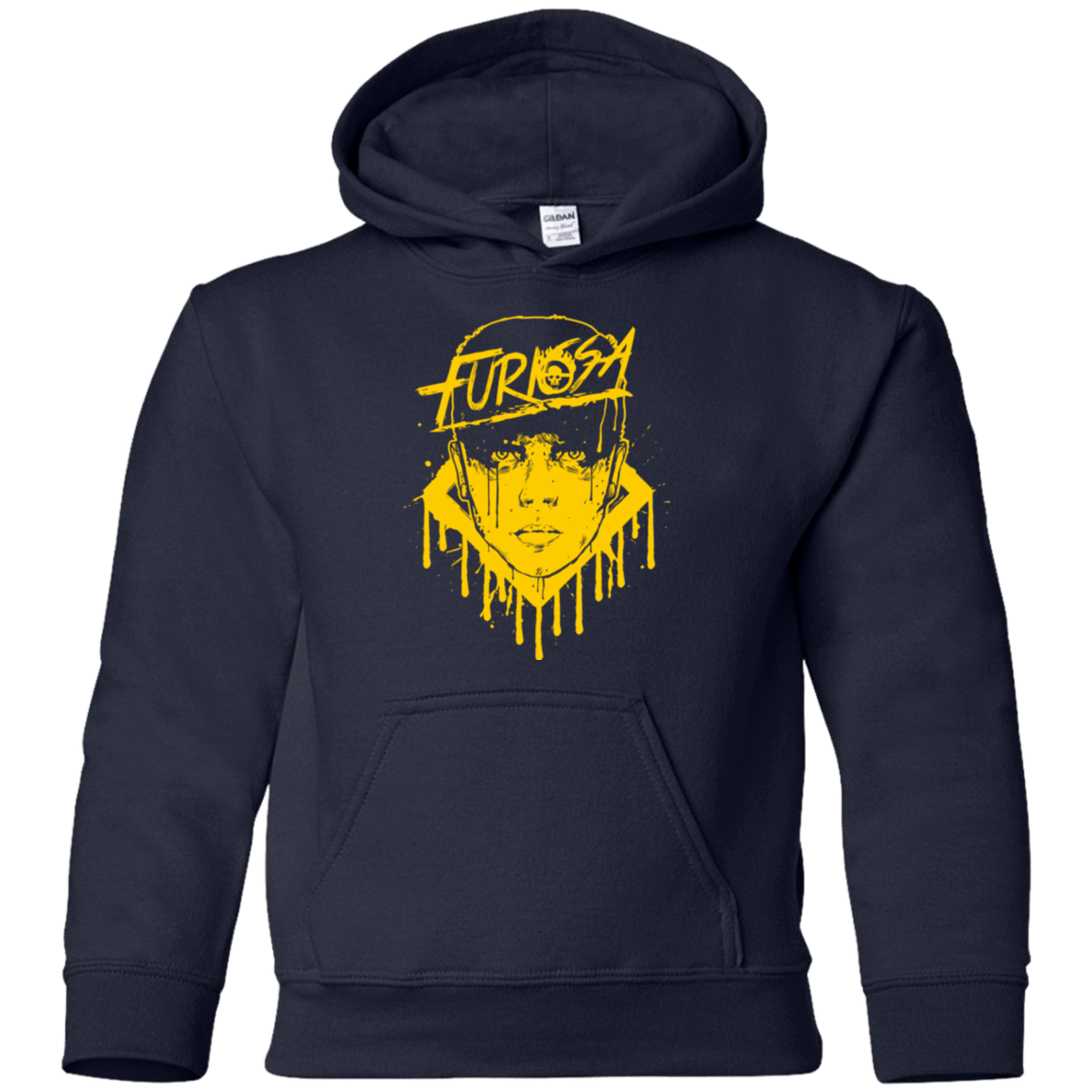 Sweatshirts Navy / YS Furiosa Yellow Youth Hoodie