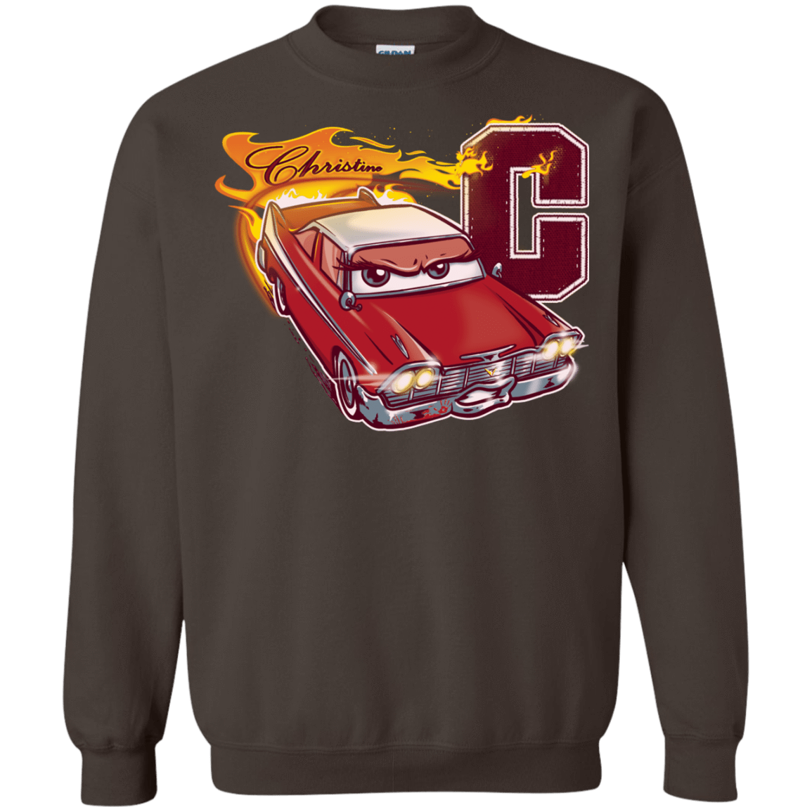 Sweatshirts Dark Chocolate / Small Fury And Fire Crewneck Sweatshirt