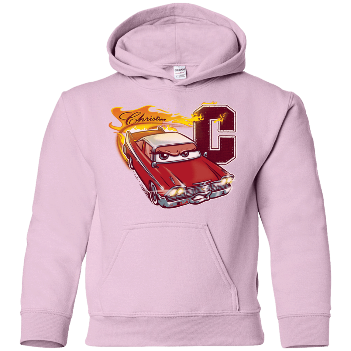 Sweatshirts Light Pink / YS Fury And Fire Youth Hoodie