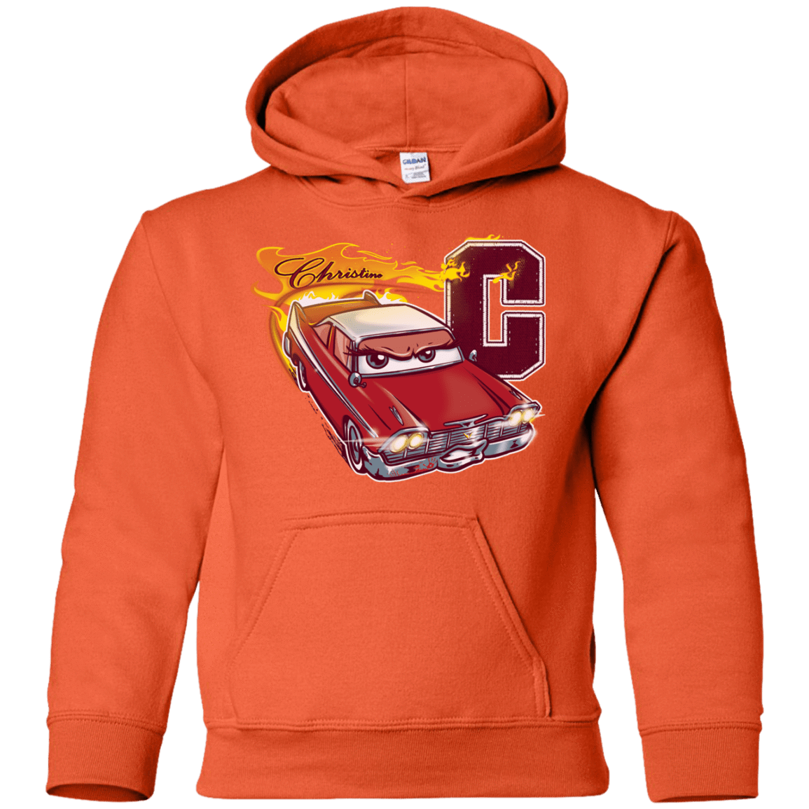 Sweatshirts Orange / YS Fury And Fire Youth Hoodie