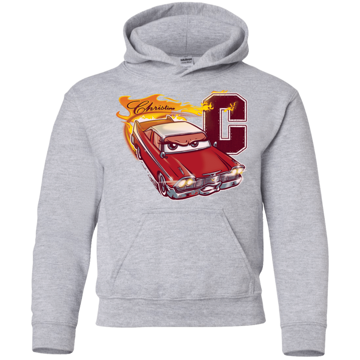 Sweatshirts Sport Grey / YS Fury And Fire Youth Hoodie