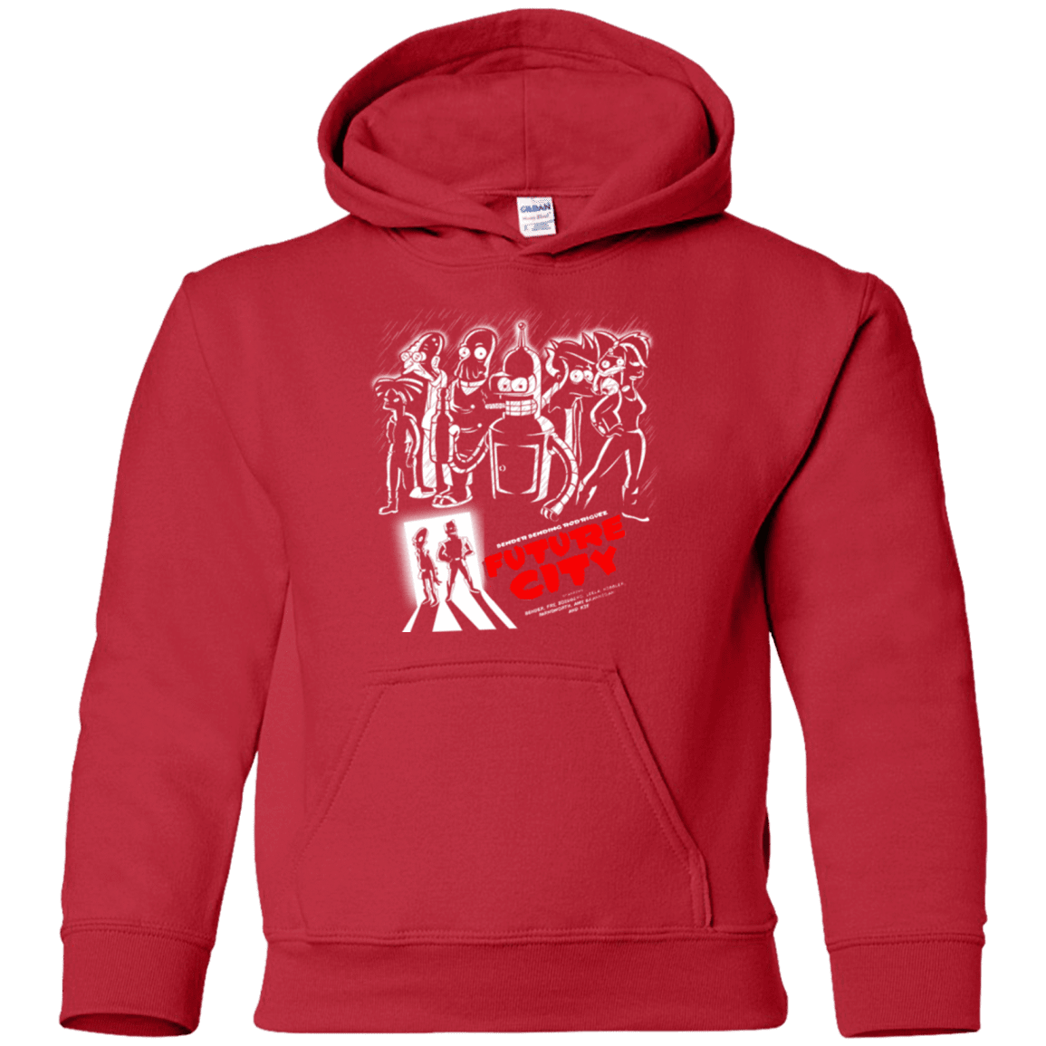 Sweatshirts Red / YS Future City Youth Hoodie