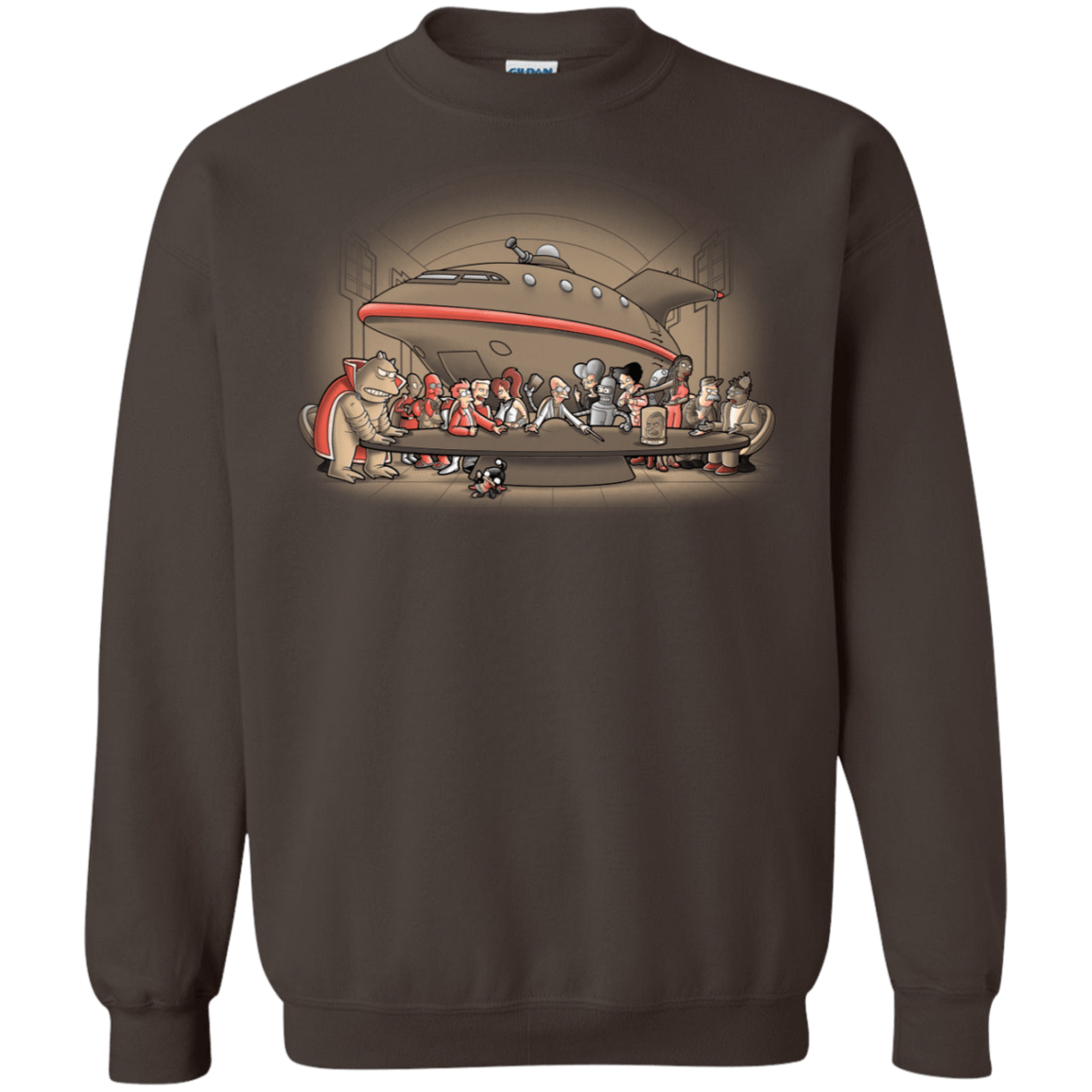 Sweatshirts Dark Chocolate / S Future Dinner Crewneck Sweatshirt