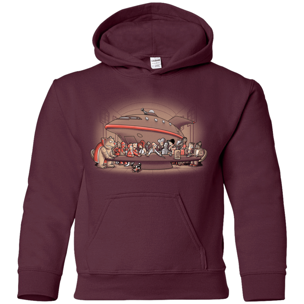 Sweatshirts Maroon / YS Future Dinner Youth Hoodie