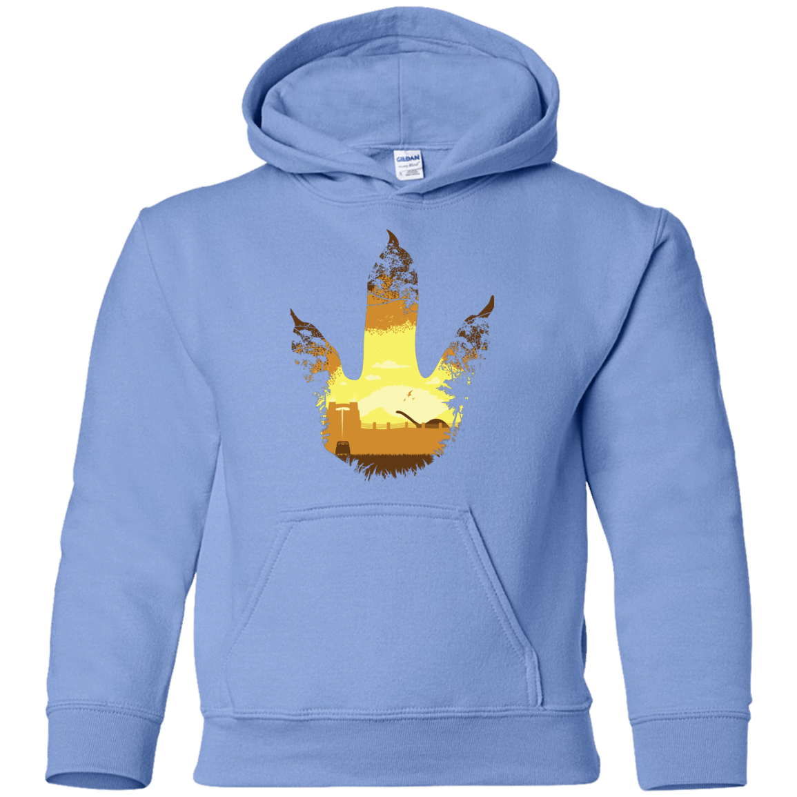 Sweatshirts Carolina Blue / YS Future Footprints Youth Hoodie