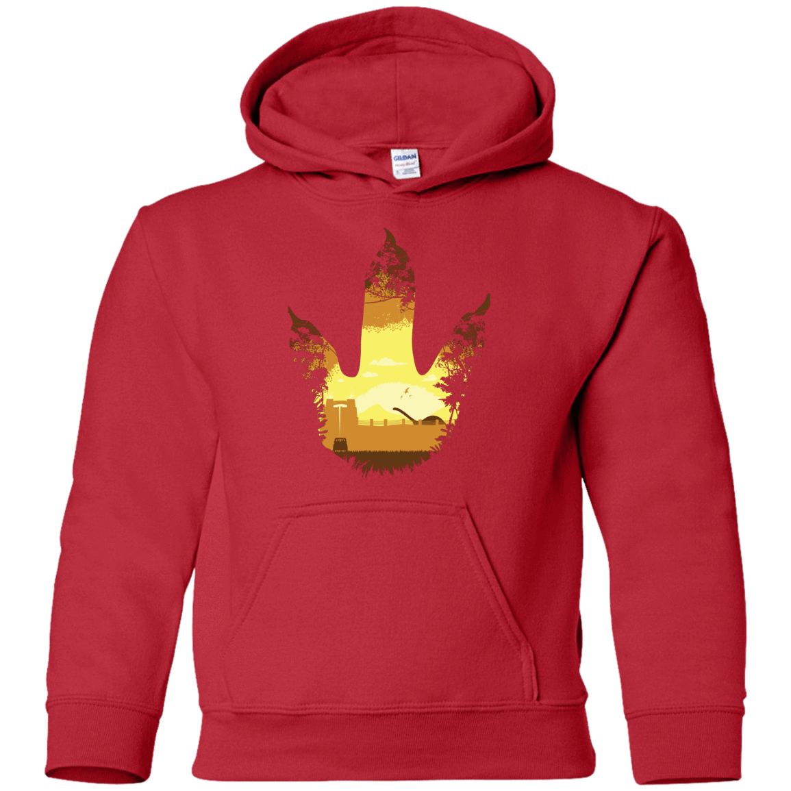 Sweatshirts Red / YS Future Footprints Youth Hoodie