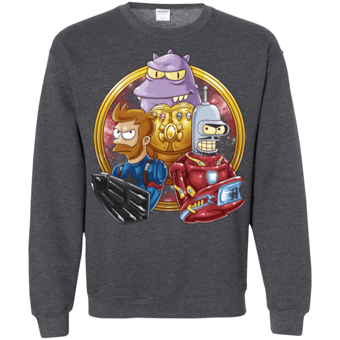 Sweatshirts Dark Heather / S Future War Crewneck Sweatshirt