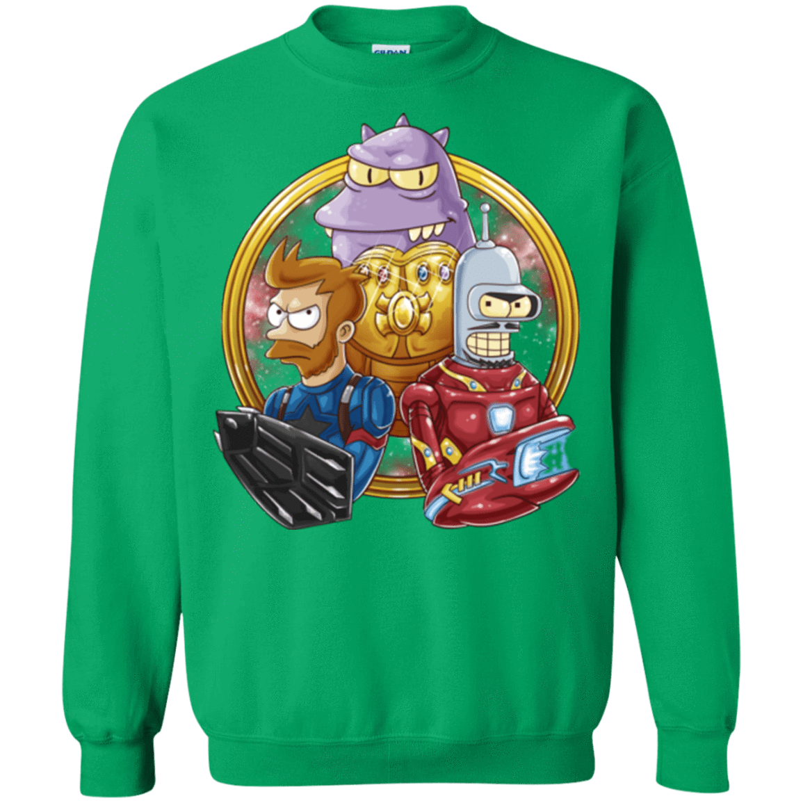 Sweatshirts Irish Green / S Future War Crewneck Sweatshirt