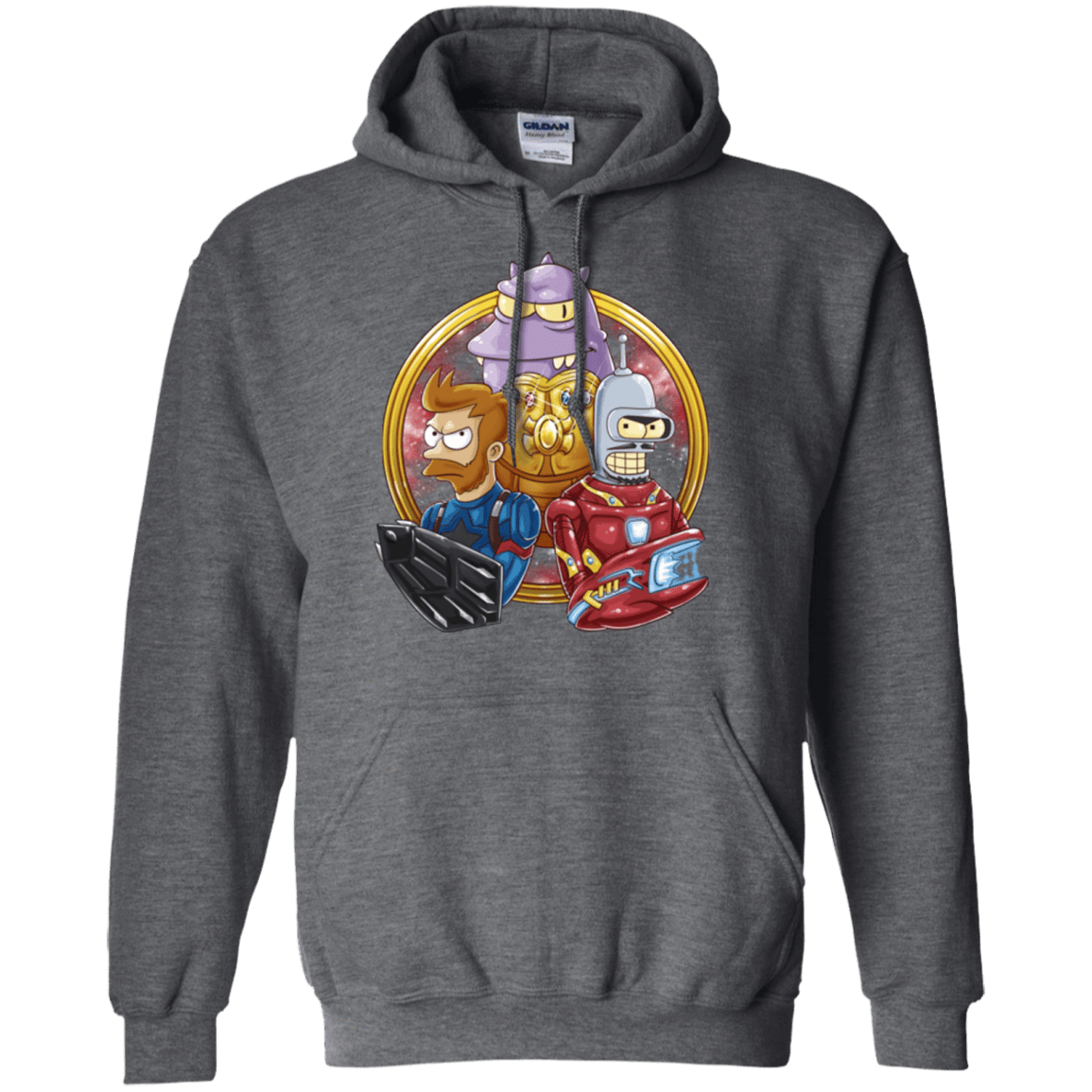 Sweatshirts Dark Heather / S Future War Pullover Hoodie