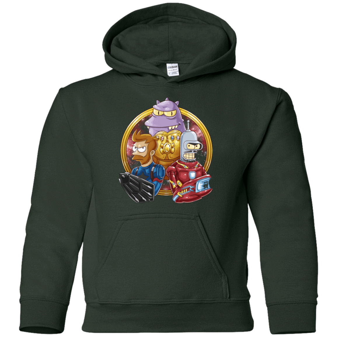 Sweatshirts Forest Green / YS Future War Youth Hoodie