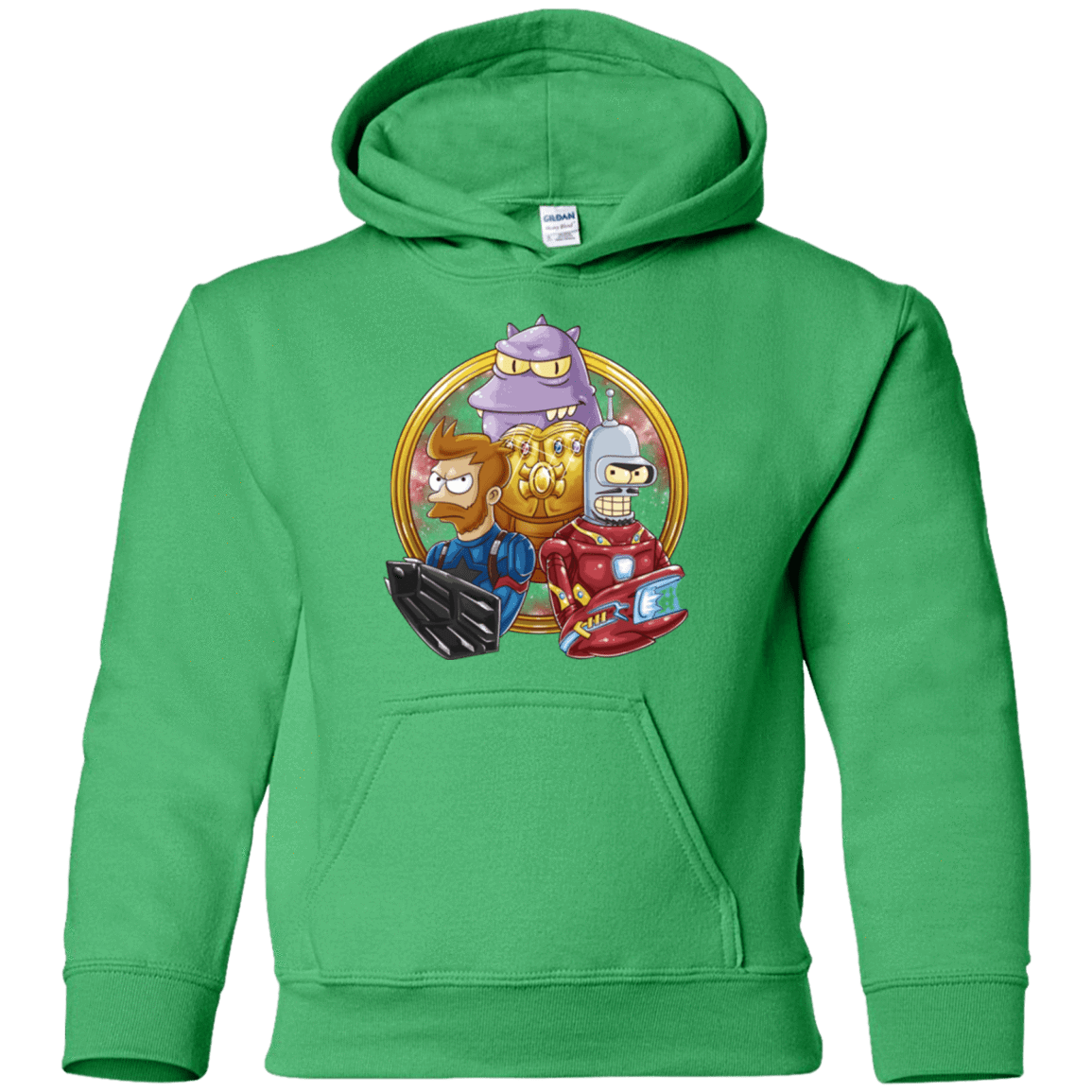 Sweatshirts Irish Green / YS Future War Youth Hoodie