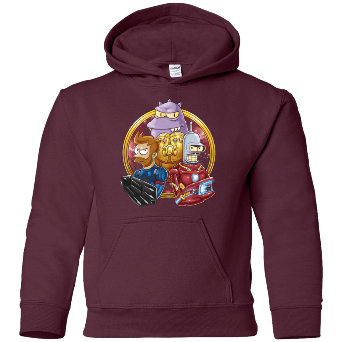 Sweatshirts Maroon / YS Future War Youth Hoodie