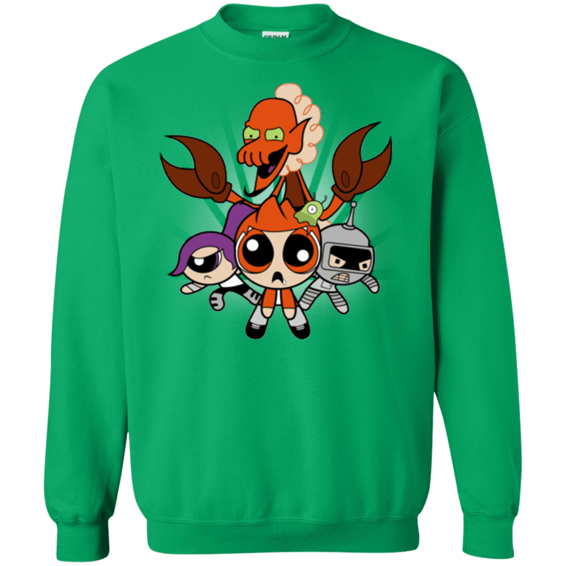Sweatshirts Irish Green / Small Futurepuffs Crewneck Sweatshirt