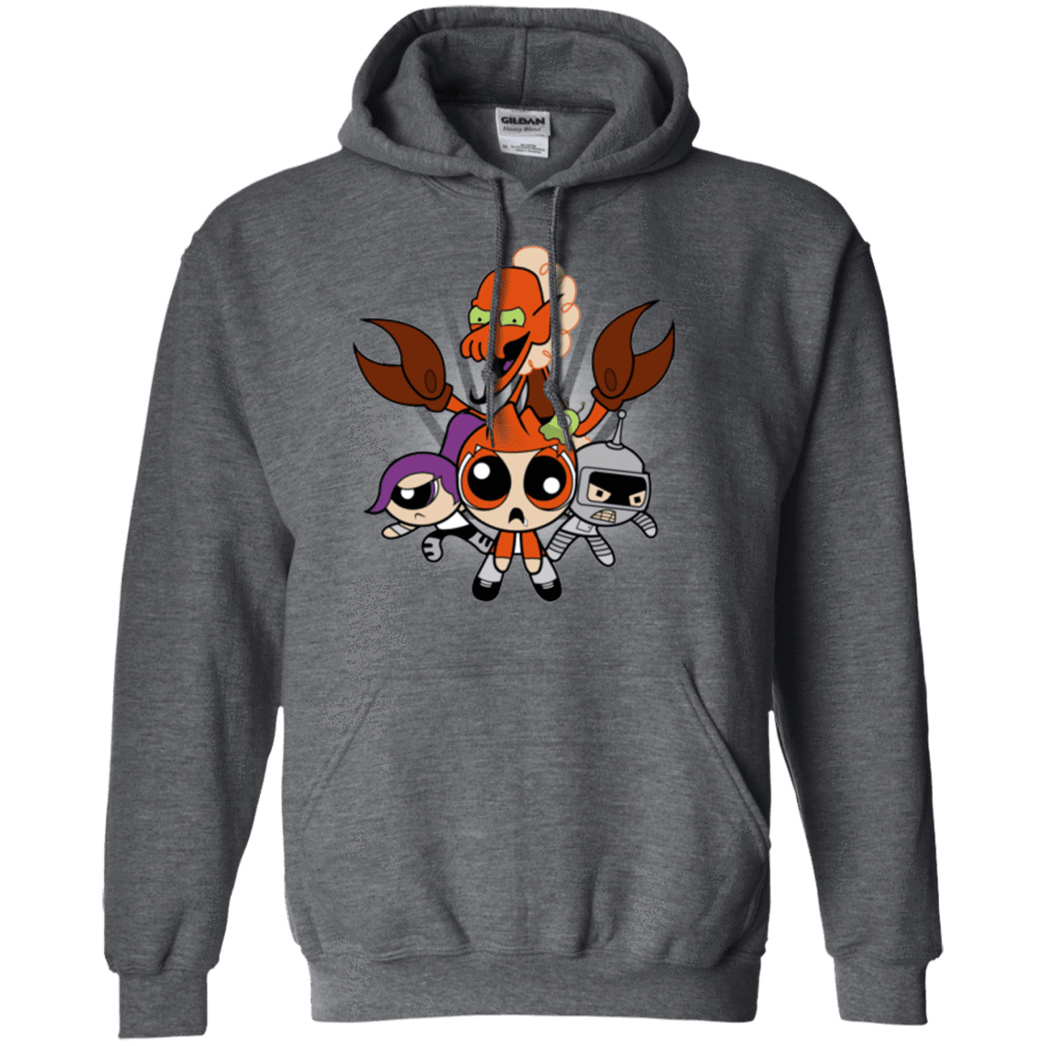 Sweatshirts Dark Heather / Small Futurepuffs Pullover Hoodie