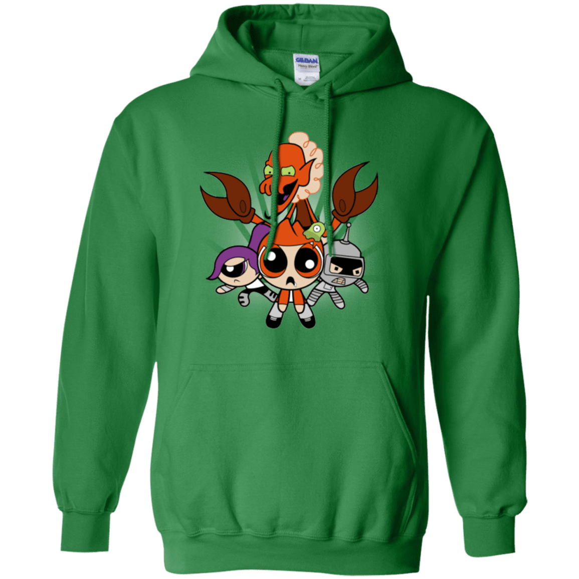 Sweatshirts Irish Green / Small Futurepuffs Pullover Hoodie