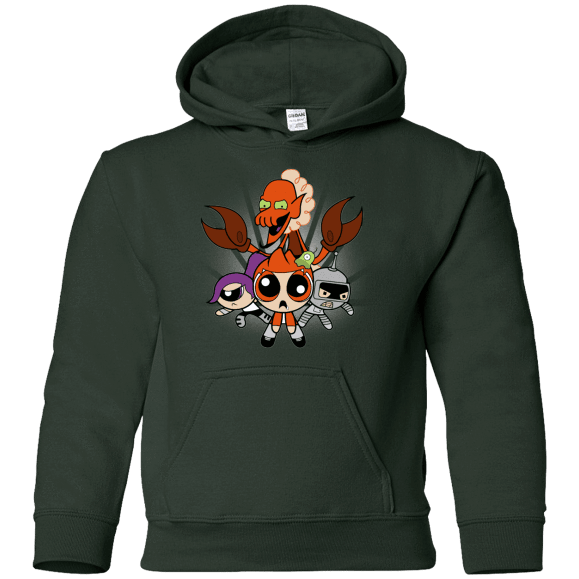 Sweatshirts Forest Green / YS Futurepuffs Youth Hoodie