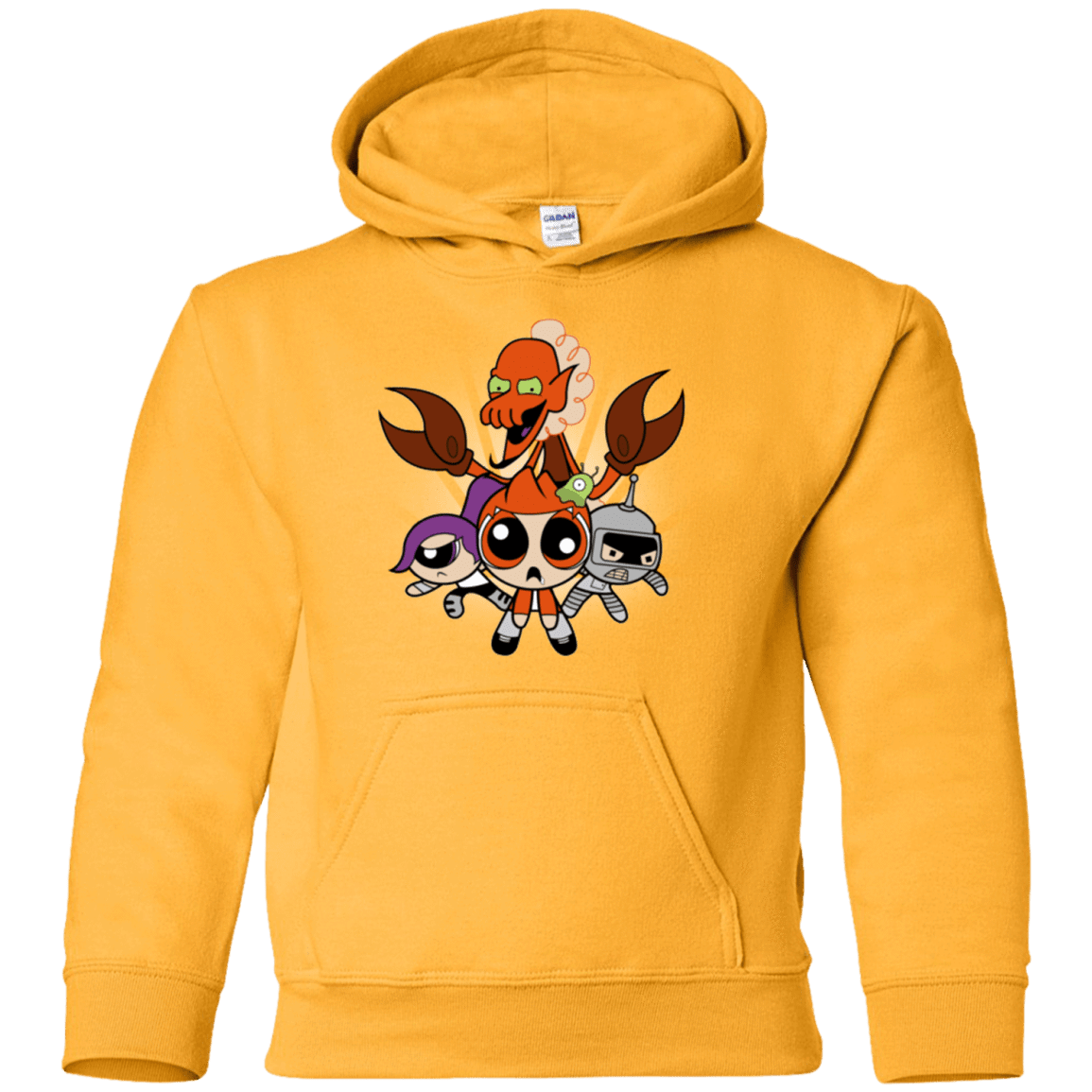 Sweatshirts Gold / YS Futurepuffs Youth Hoodie