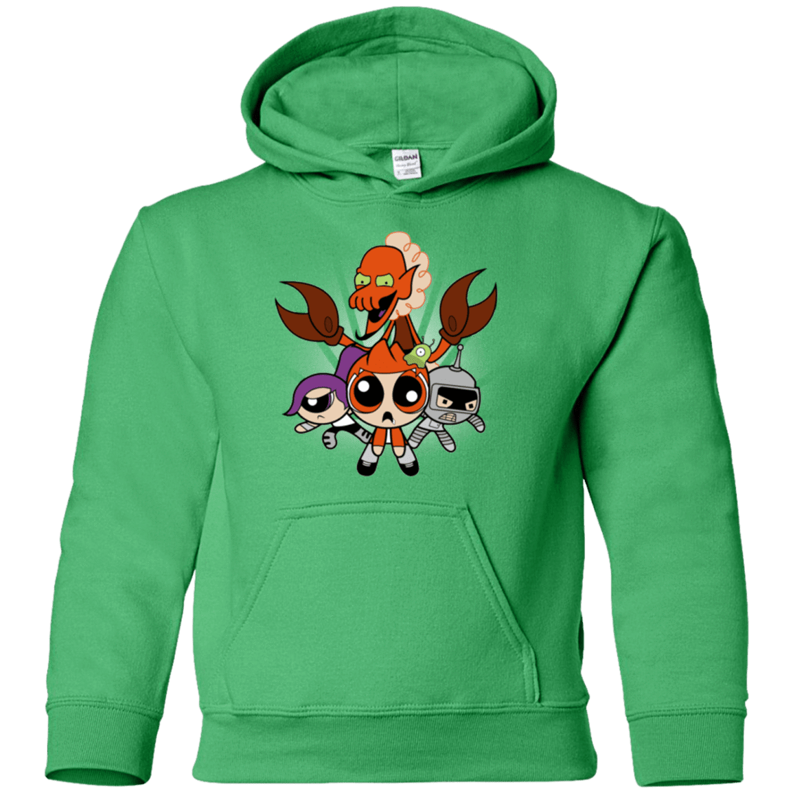 Sweatshirts Irish Green / YS Futurepuffs Youth Hoodie