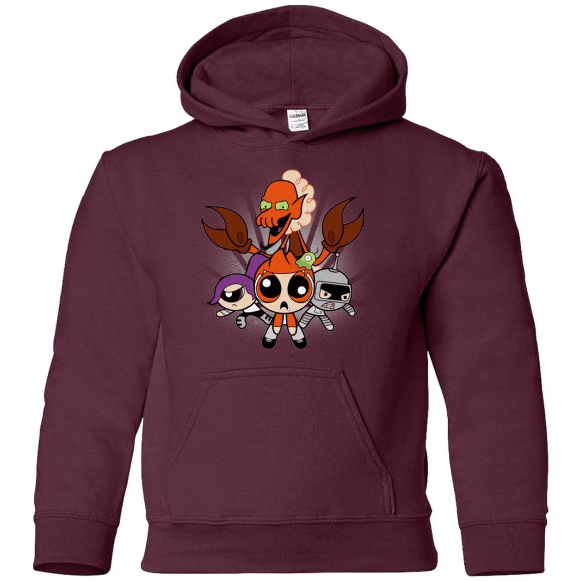 Sweatshirts Maroon / YS Futurepuffs Youth Hoodie