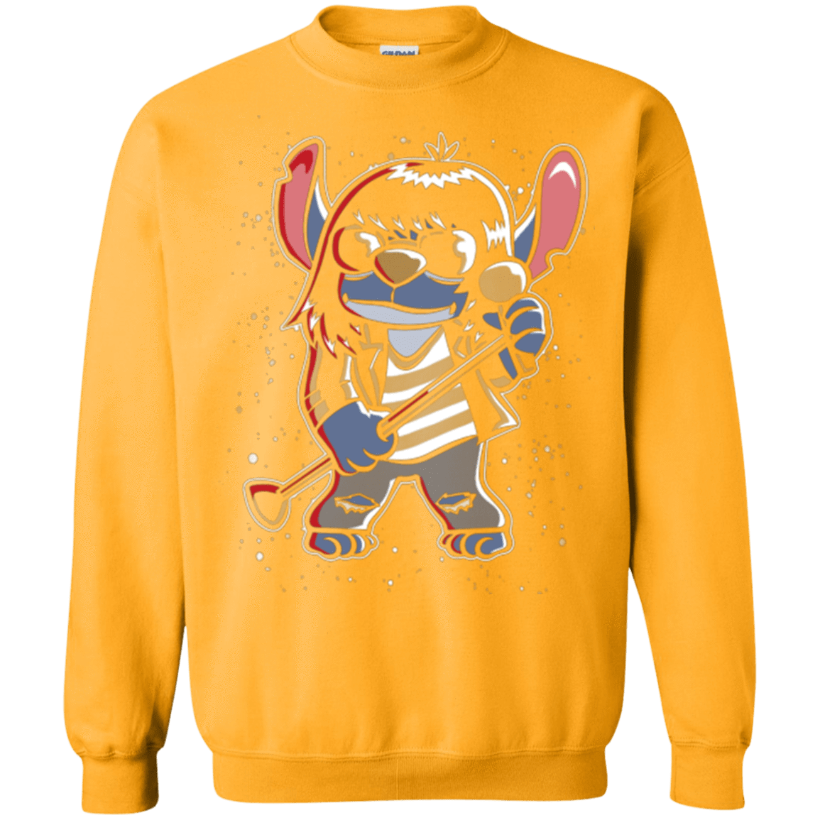 Sweatshirts Gold / Small Gabba Gabba Space Layers Crewneck Sweatshirt