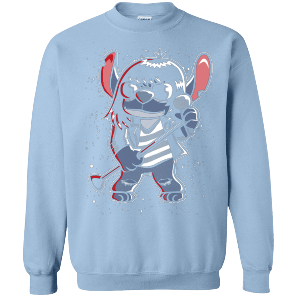 Sweatshirts Light Blue / Small Gabba Gabba Space Layers Crewneck Sweatshirt