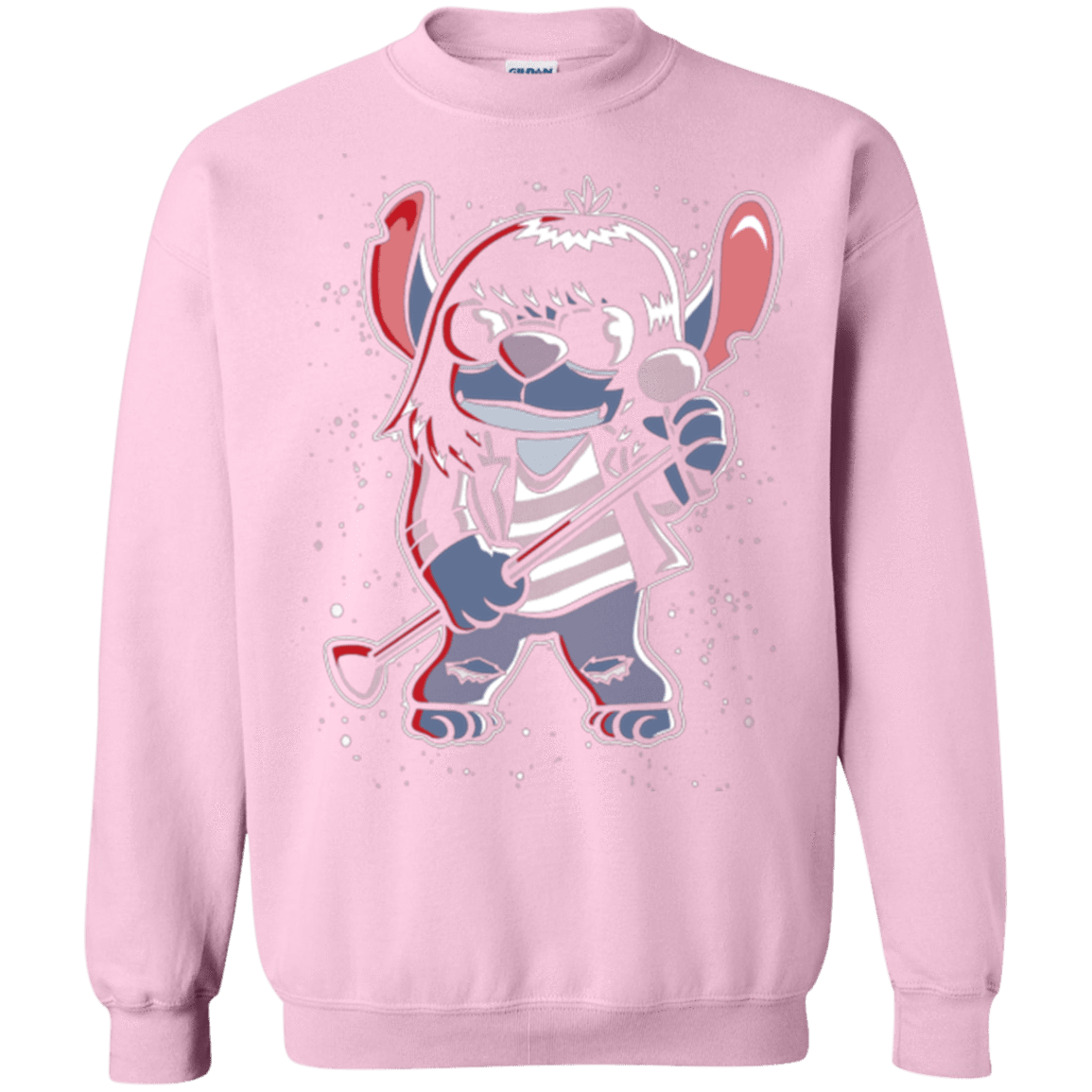 Sweatshirts Light Pink / Small Gabba Gabba Space Layers Crewneck Sweatshirt