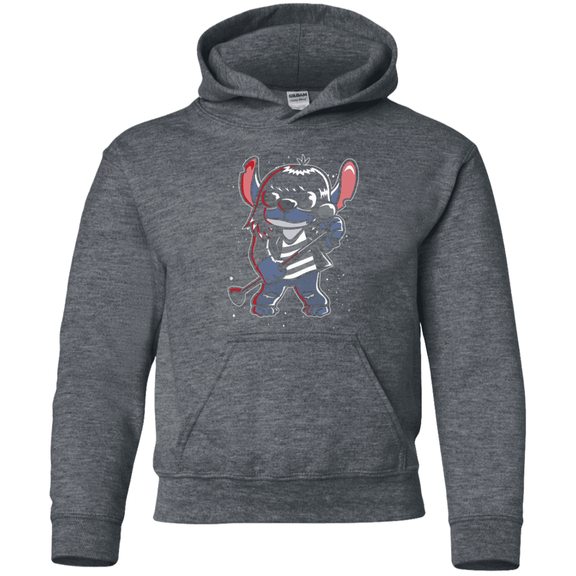 Sweatshirts Dark Heather / YS Gabba Gabba Space Layers Youth Hoodie