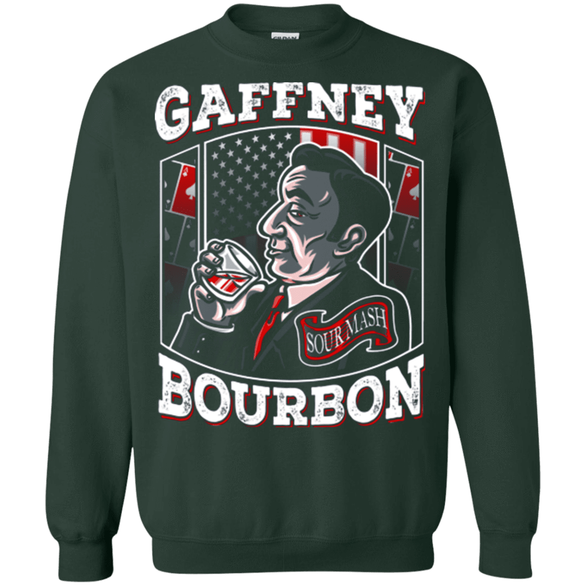 Sweatshirts Forest Green / Small Gaffney Bourbon Crewneck Sweatshirt