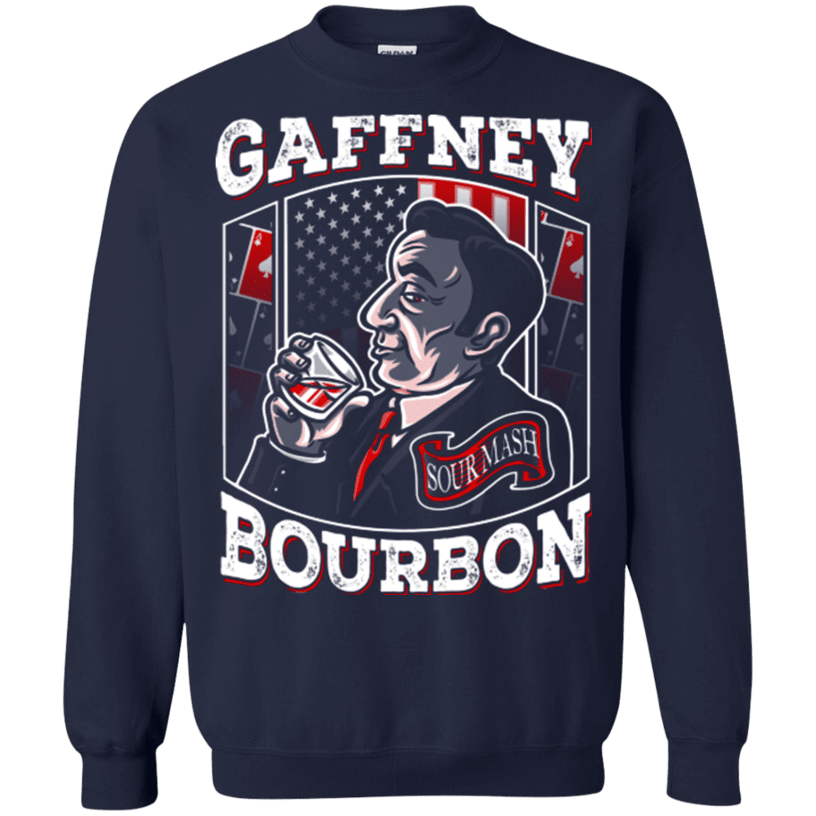 Sweatshirts Navy / Small Gaffney Bourbon Crewneck Sweatshirt