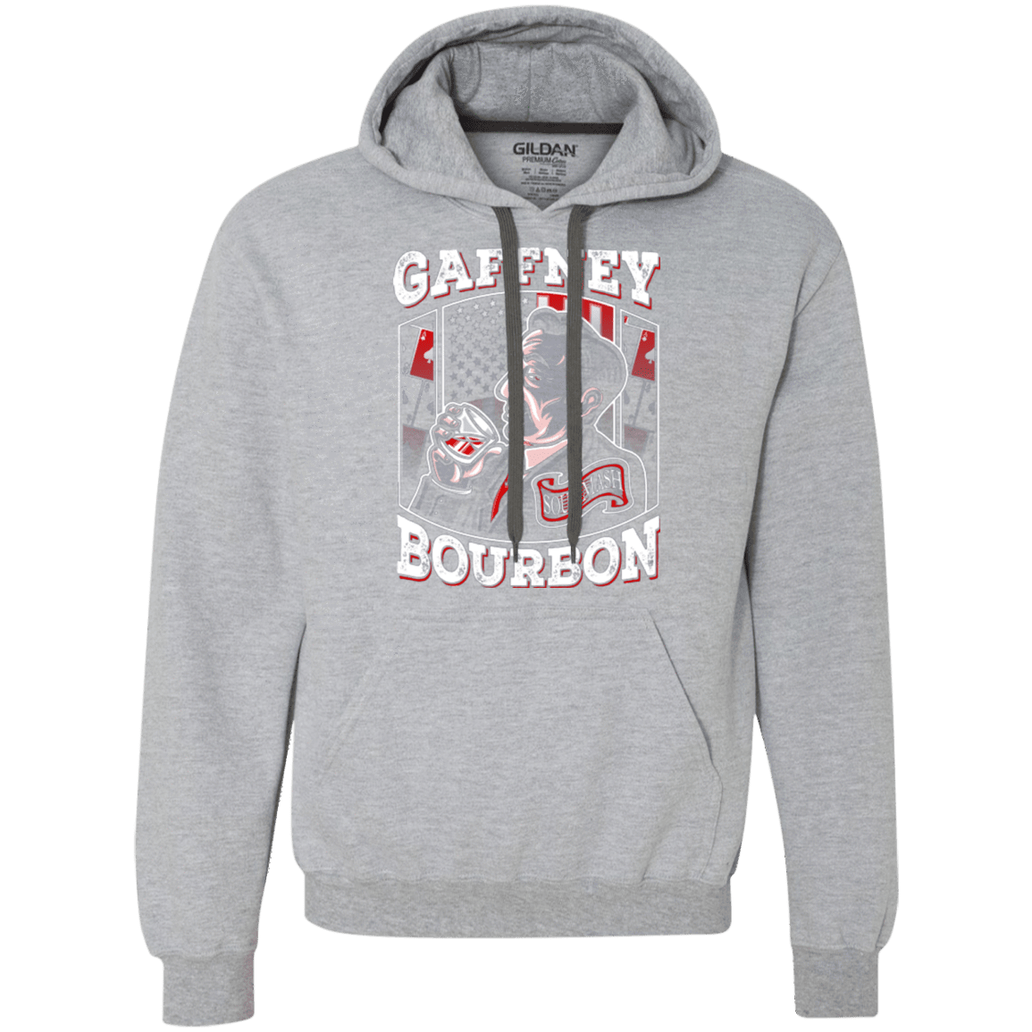 Sweatshirts Sport Grey / Small Gaffney Bourbon Premium Fleece Hoodie