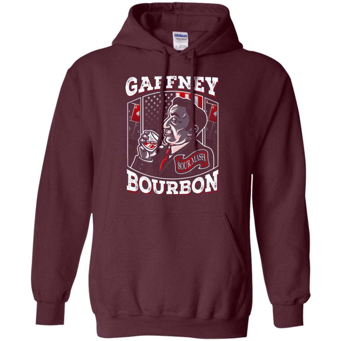 Sweatshirts Maroon / Small Gaffney Bourbon Pullover Hoodie