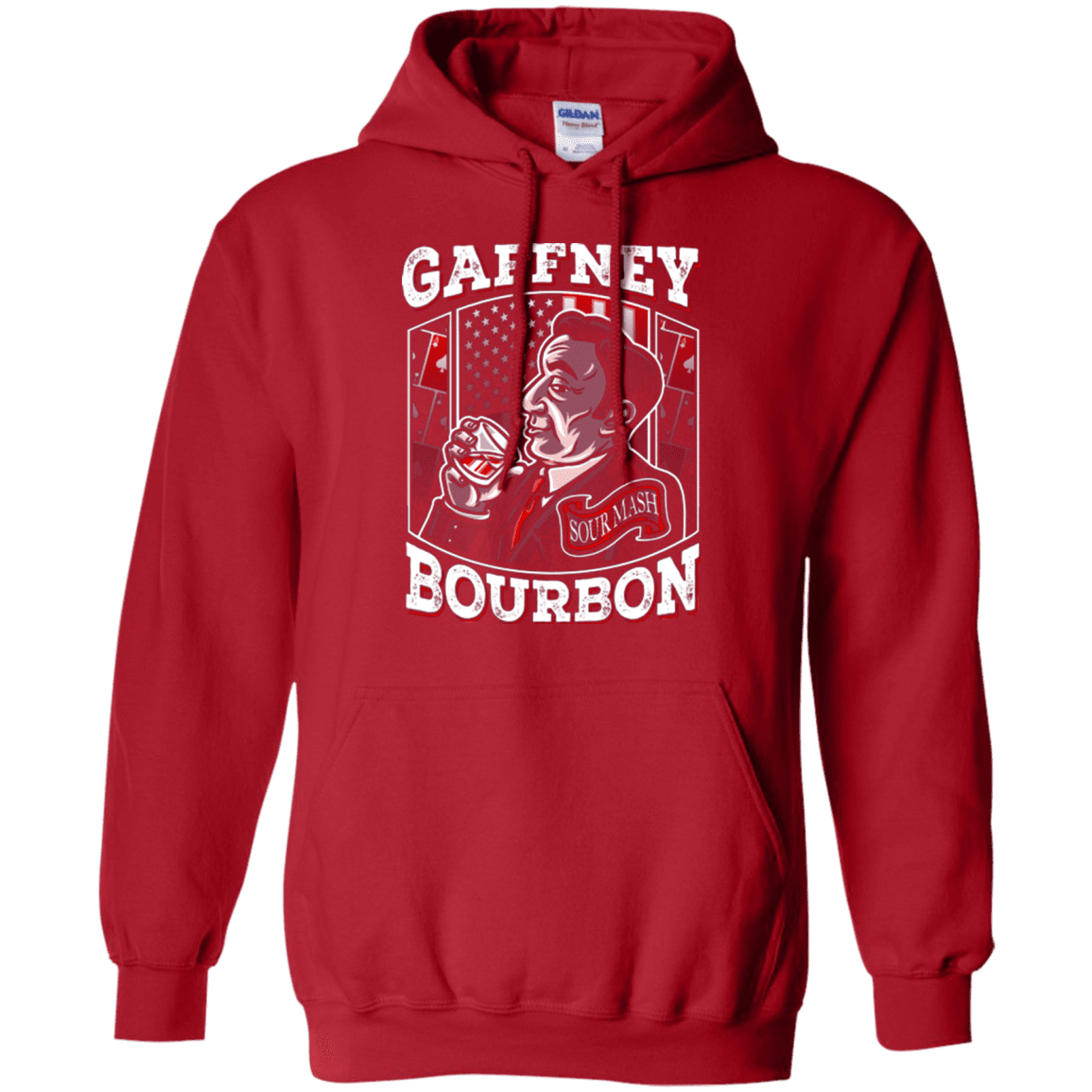 Sweatshirts Red / Small Gaffney Bourbon Pullover Hoodie