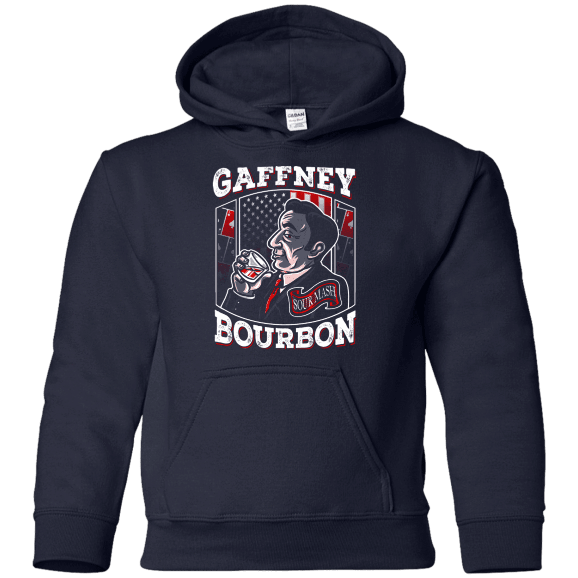 Sweatshirts Navy / YS Gaffney Bourbon Youth Hoodie
