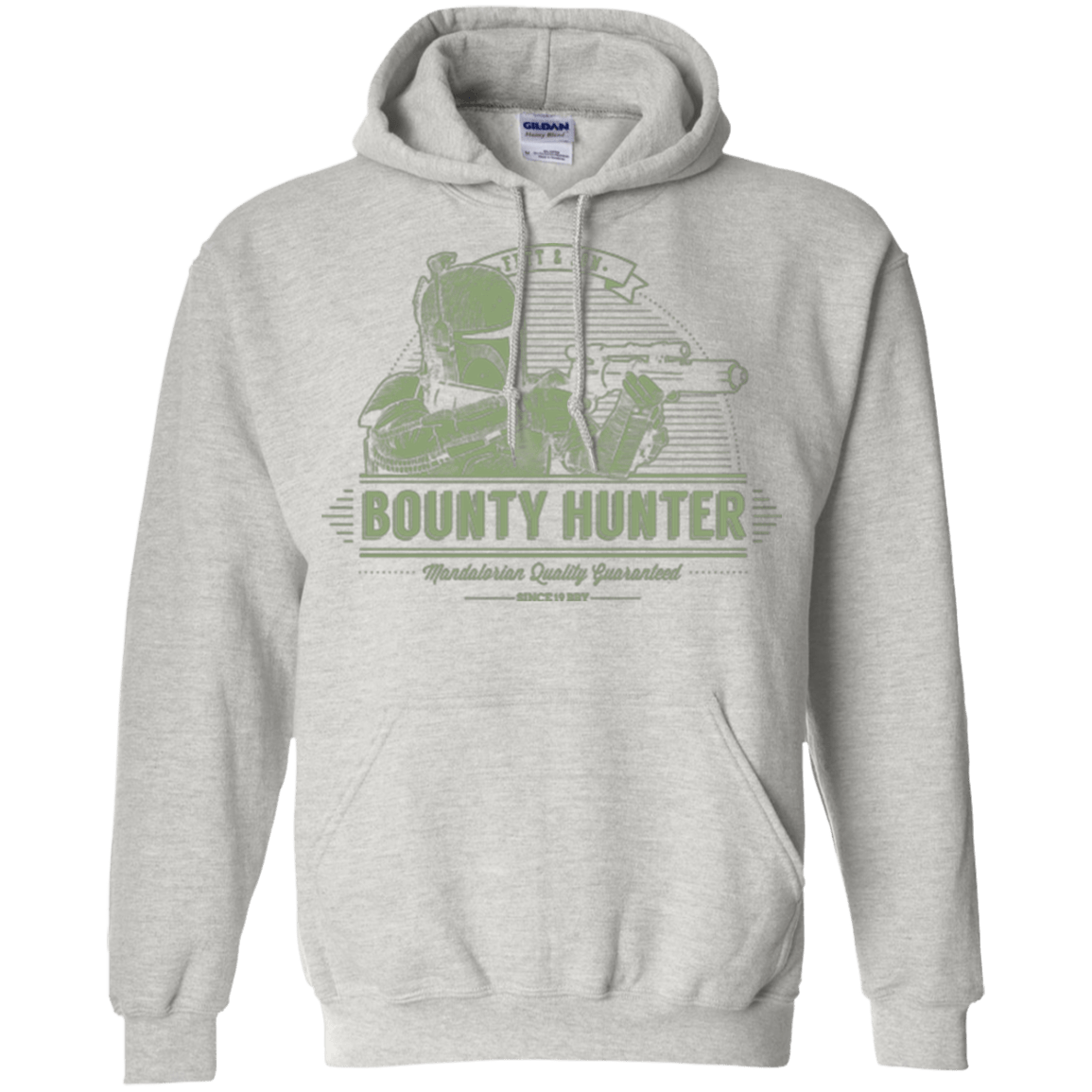 Sweatshirts Ash / Small Galactic Bounty Hunter Pullover Hoodie