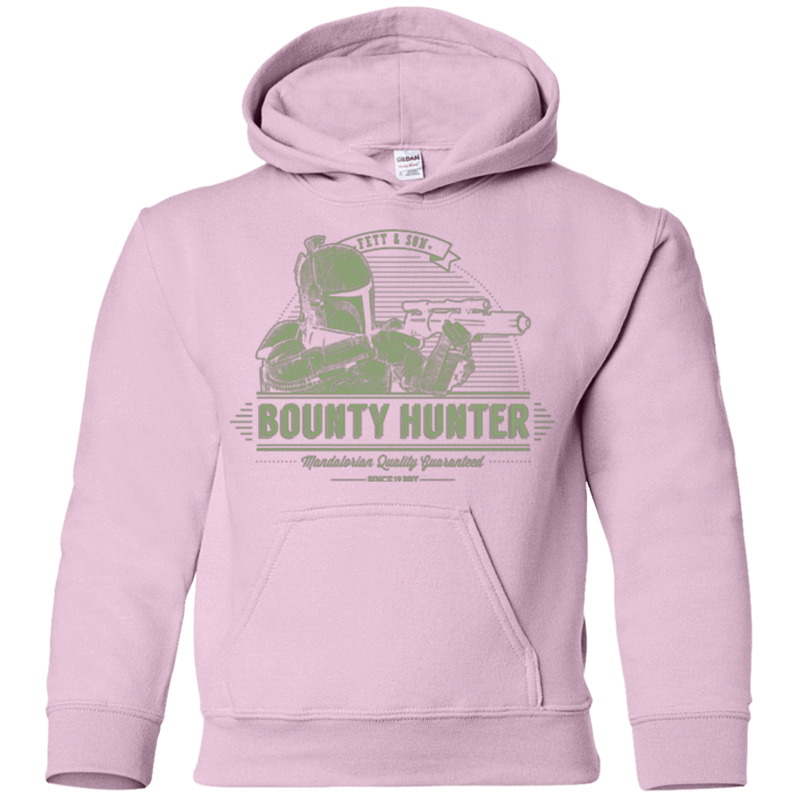Sweatshirts Light Pink / YS Galactic Bounty Hunter Youth Hoodie