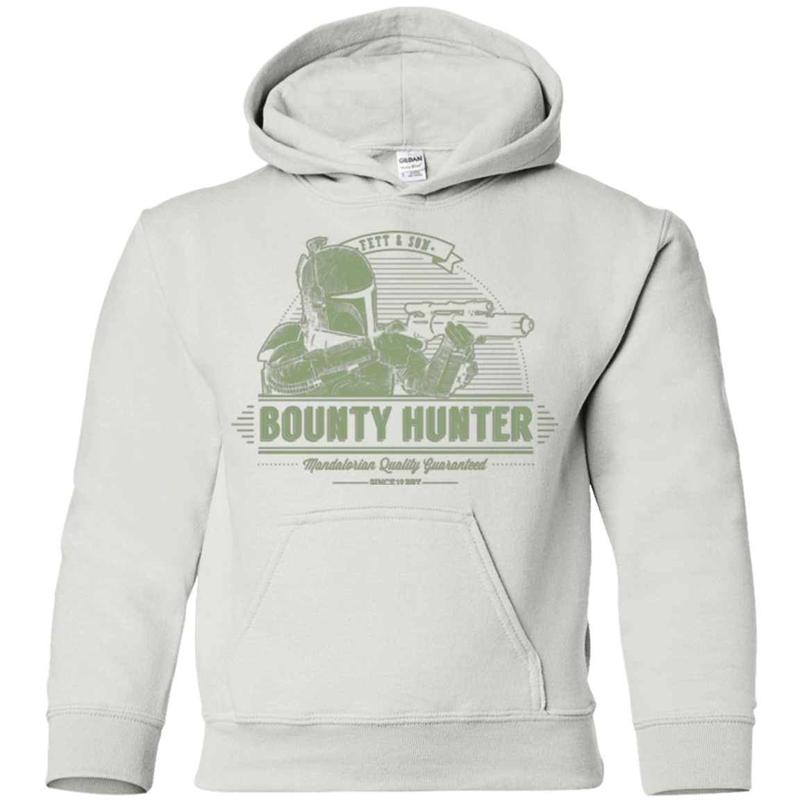 Sweatshirts White / YS Galactic Bounty Hunter Youth Hoodie