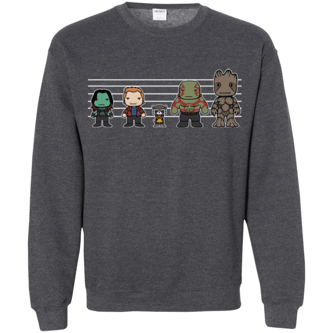 Sweatshirts Dark Heather / Small Galactics Crewneck Sweatshirt