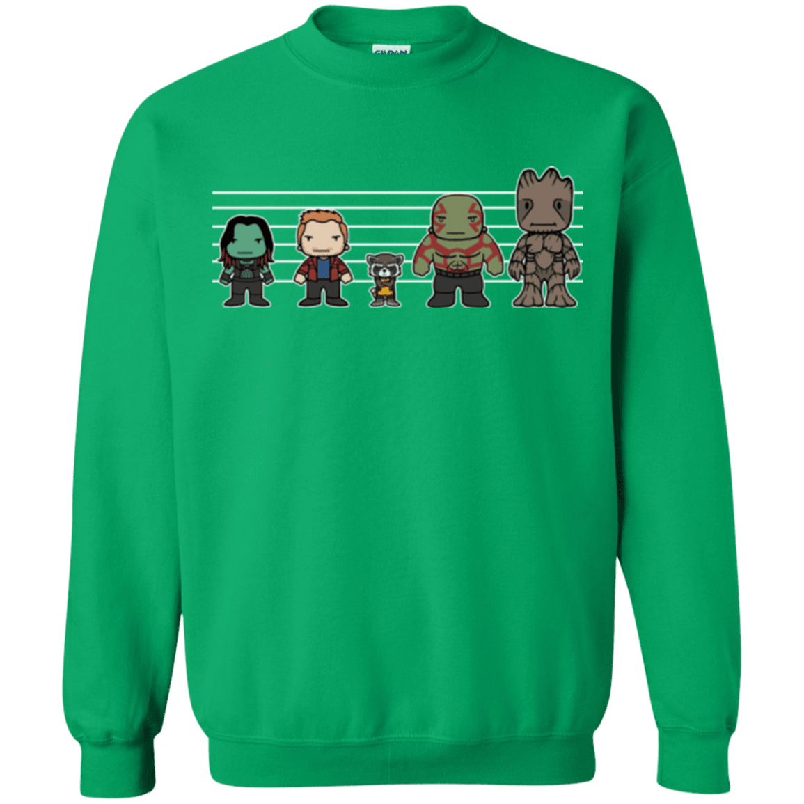 Sweatshirts Irish Green / Small Galactics Crewneck Sweatshirt