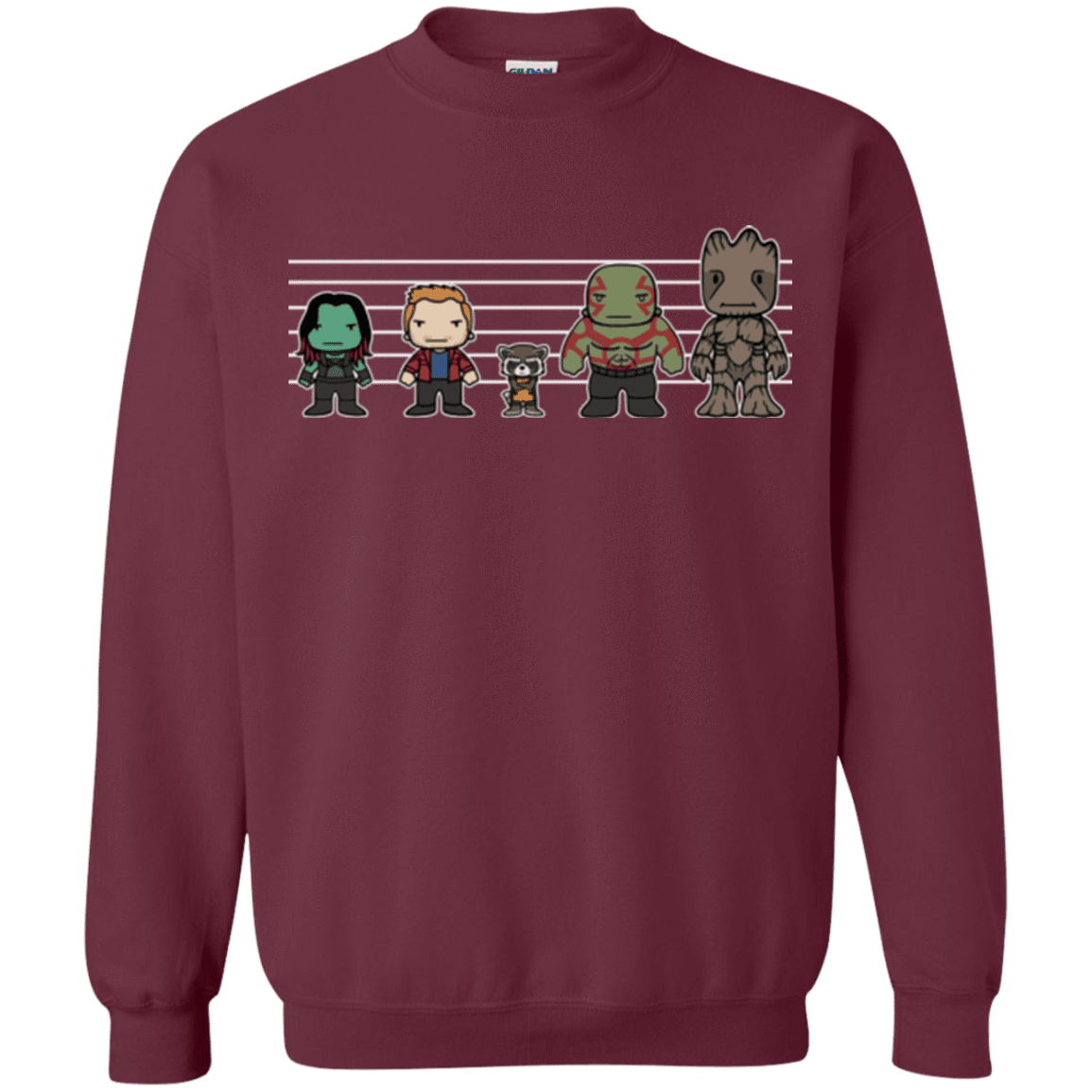 Sweatshirts Maroon / Small Galactics Crewneck Sweatshirt