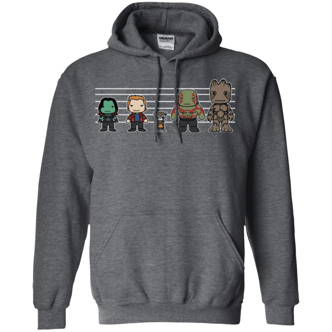 Sweatshirts Dark Heather / Small Galactics Pullover Hoodie