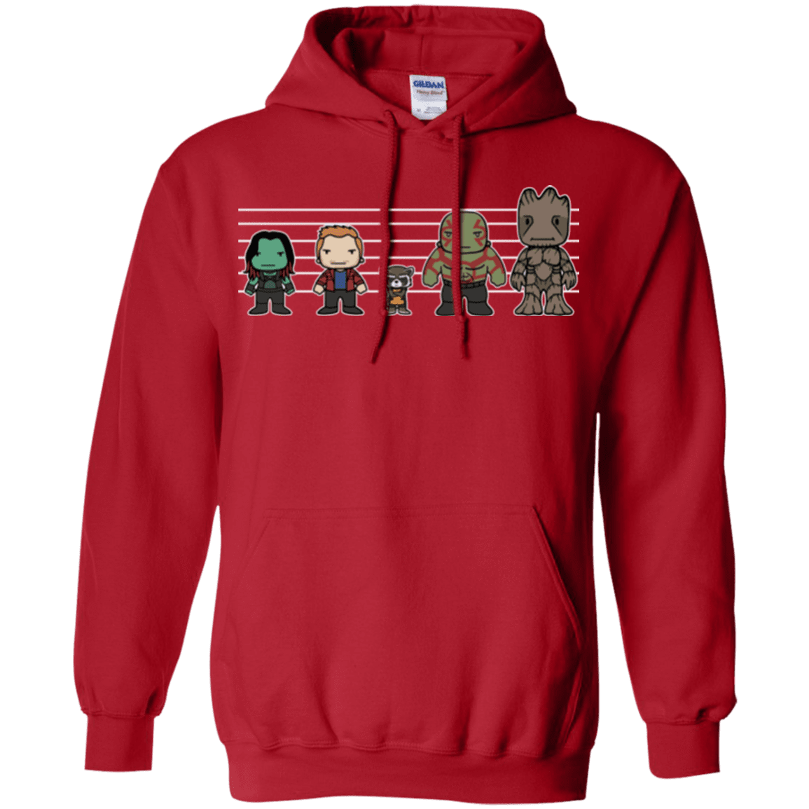 Sweatshirts Red / Small Galactics Pullover Hoodie