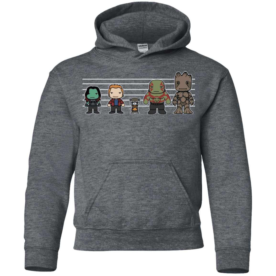 Sweatshirts Dark Heather / YS Galactics Youth Hoodie