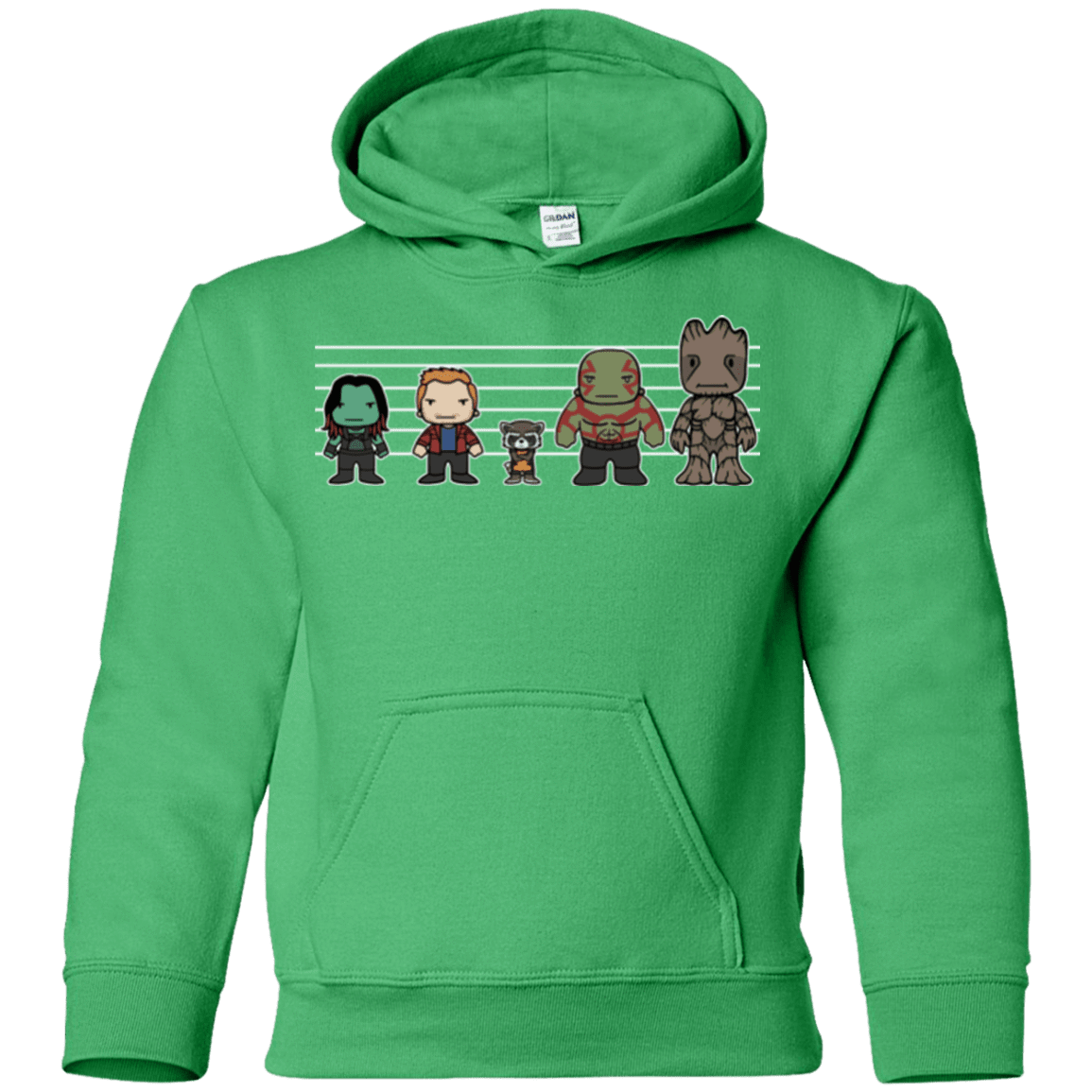 Sweatshirts Irish Green / YS Galactics Youth Hoodie