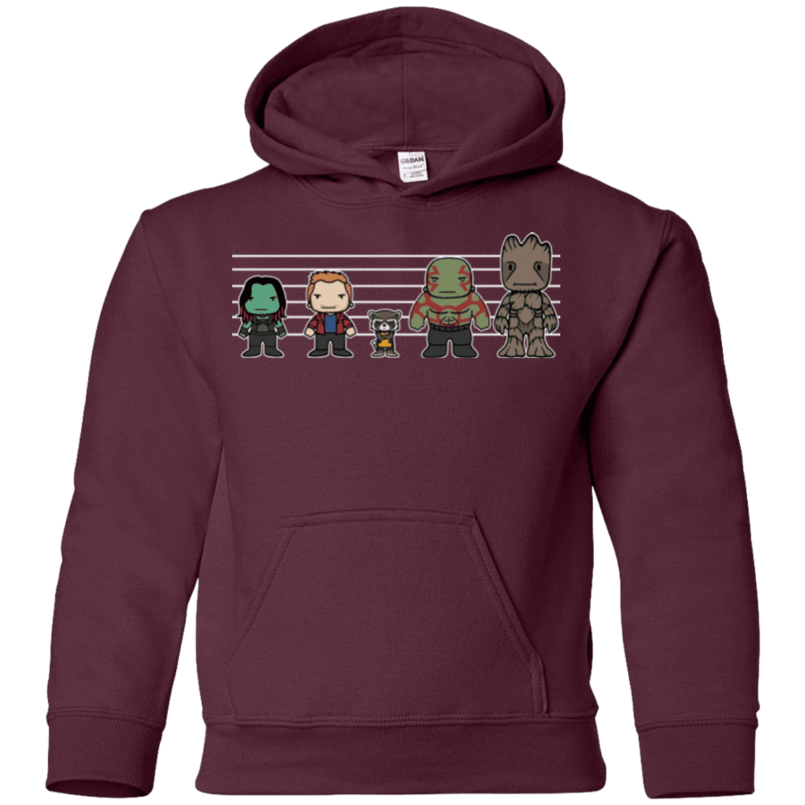 Sweatshirts Maroon / YS Galactics Youth Hoodie