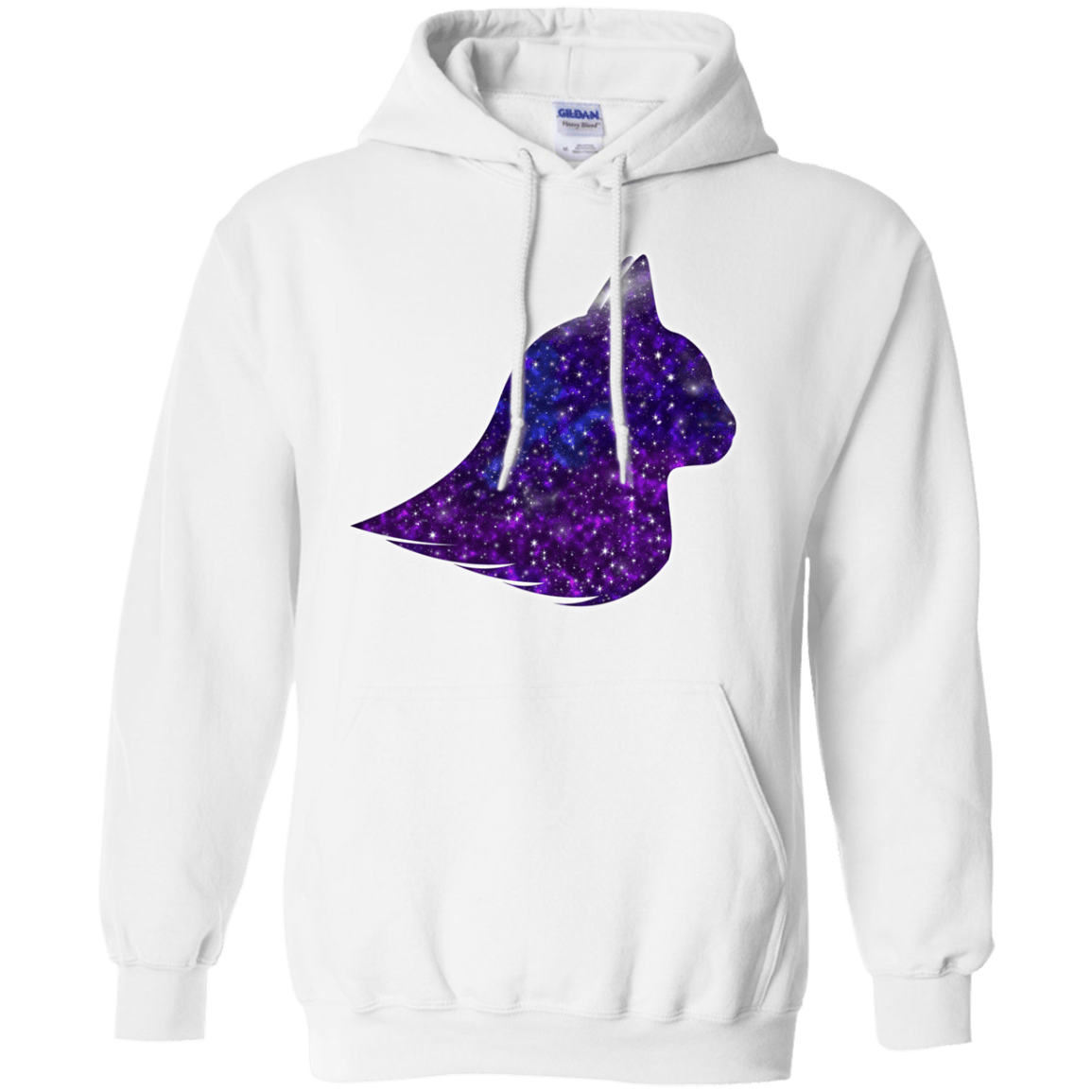 Sweatshirts White / S Galaxy Cat Pullover Hoodie