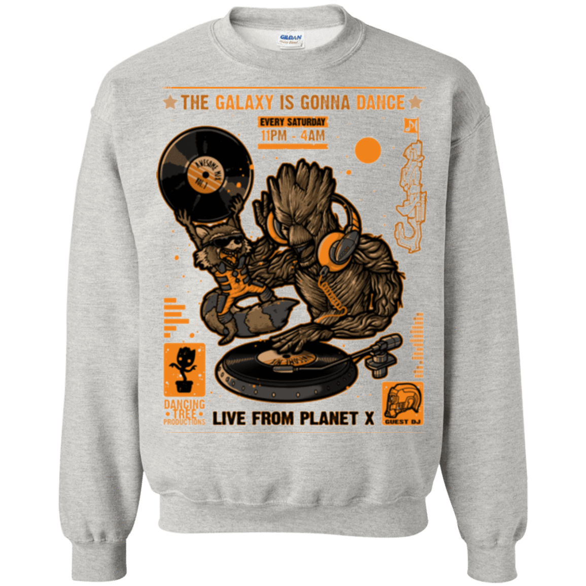 Sweatshirts Ash / Small GALAXY GIG Crewneck Sweatshirt