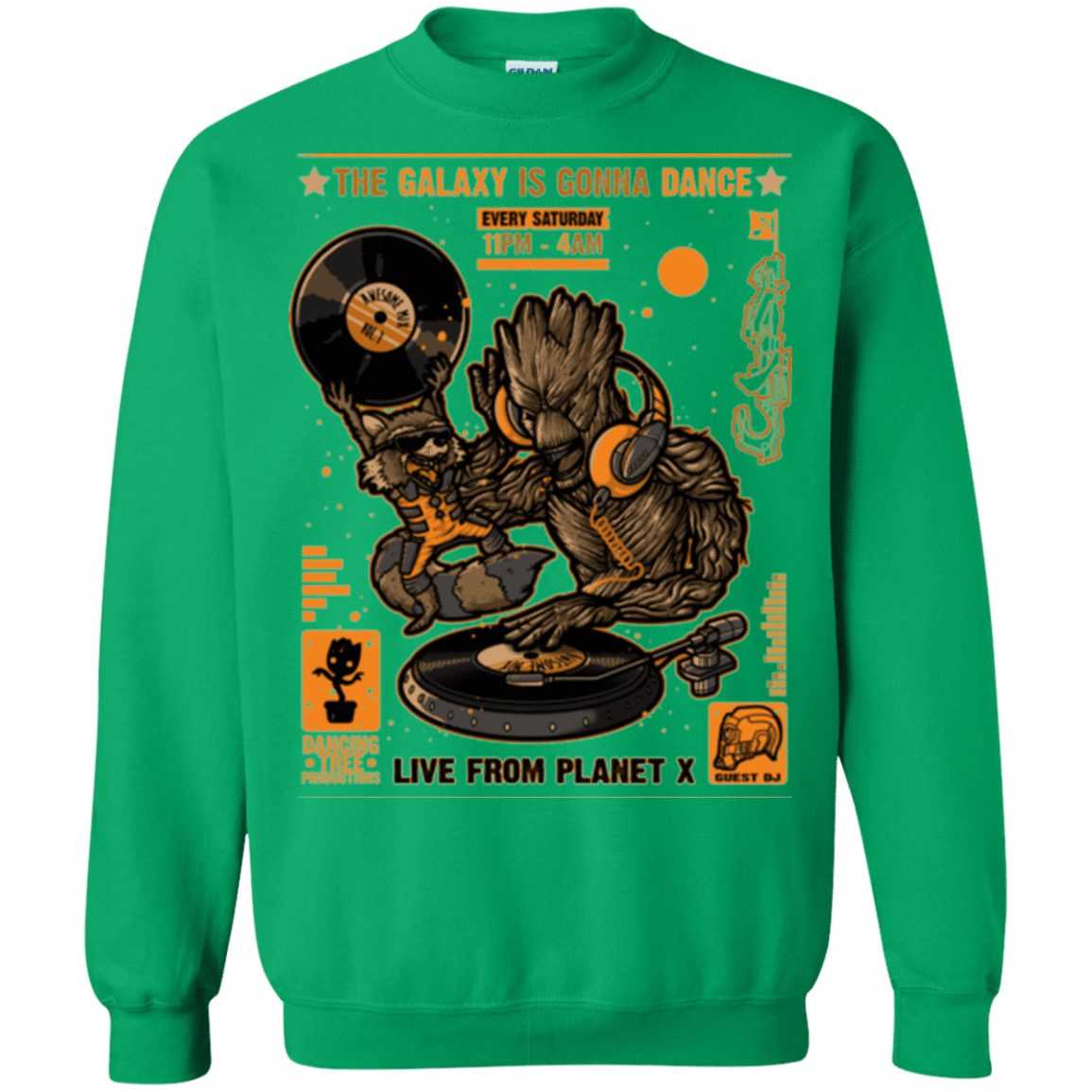 Sweatshirts Irish Green / Small GALAXY GIG Crewneck Sweatshirt